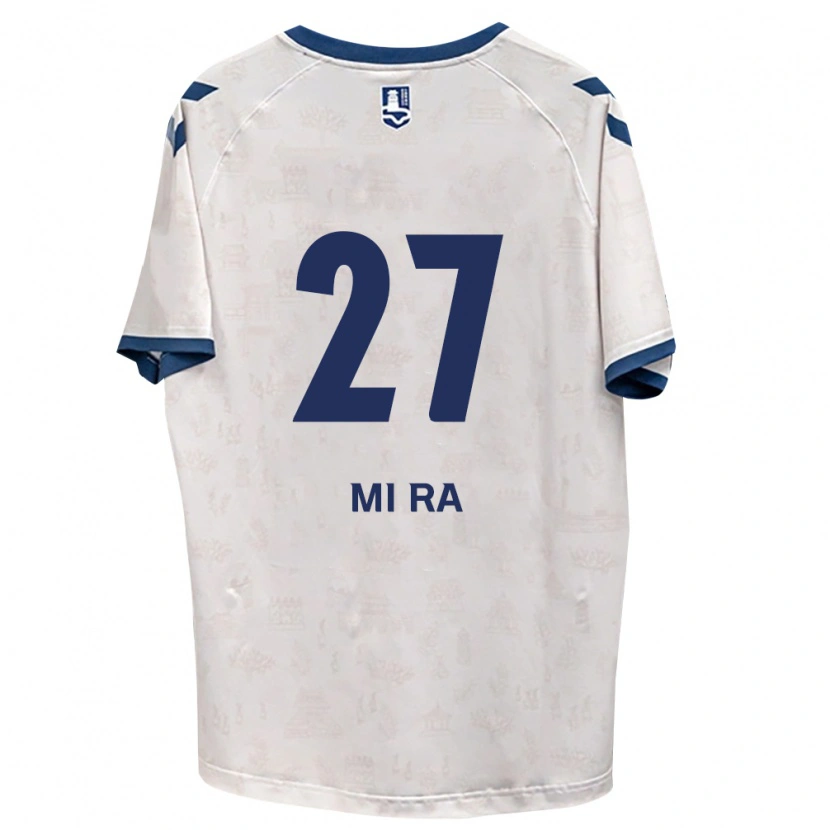 Danxen Bambino Maglia Mi-Ra Moon #27 Blu Reale Bianco Kit Gara Away 2026/27 Maglietta