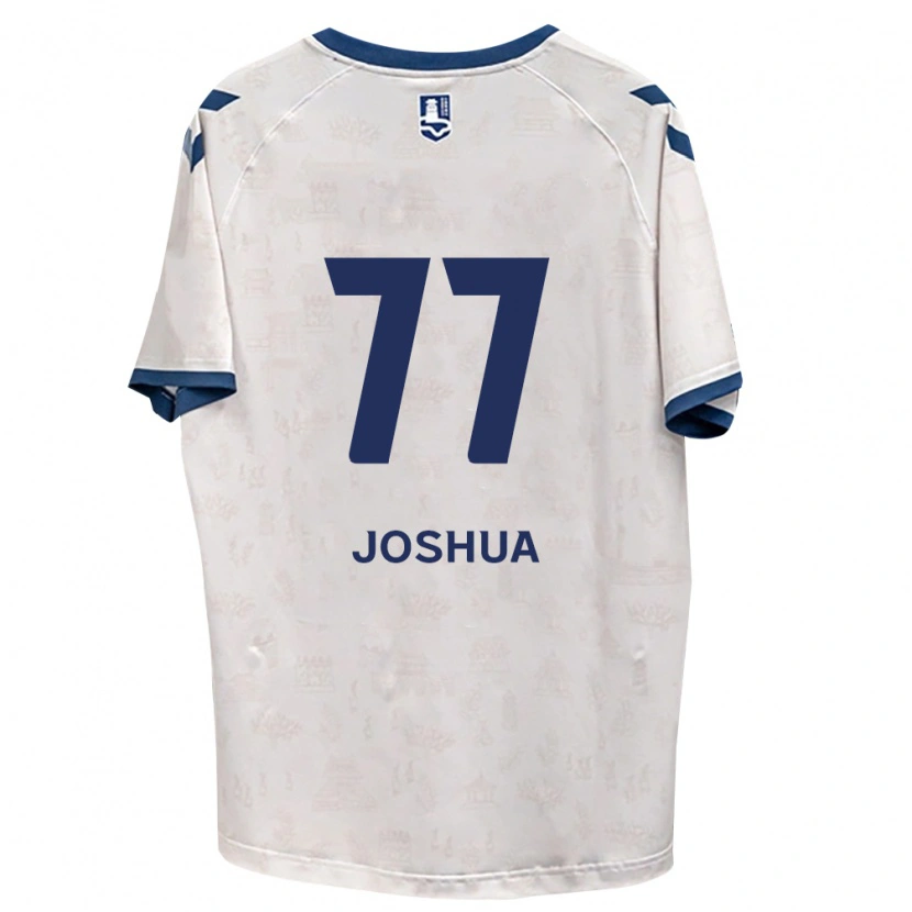 Danxen Bambino Maglia Joshua Eui-Jin Chung #77 Blu Reale Bianco Kit Gara Away 2026/27 Maglietta