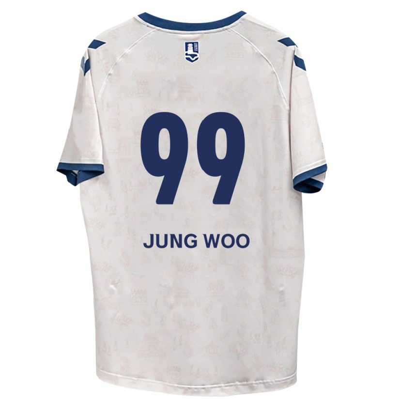 Danxen Bambino Maglia Jung-Woo Ha #99 Blu Reale Bianco Kit Gara Away 2026/27 Maglietta