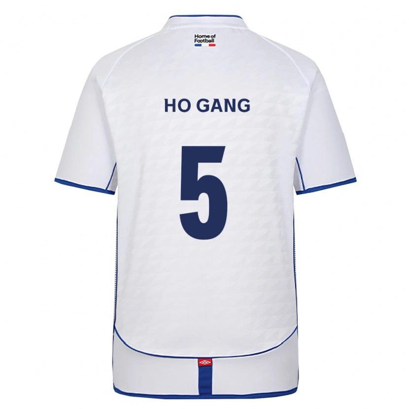 Danxen Bambino Maglia Ho-Gang Han #5 Nero Bianco Rosso Kit Gara Away 2026/27 Maglietta