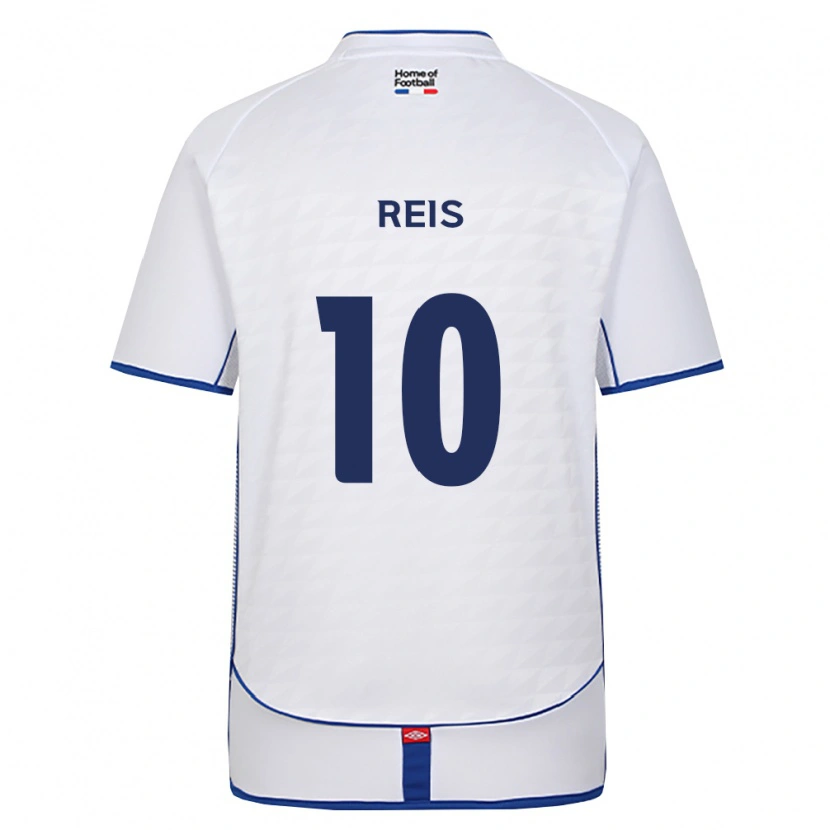 Danxen Bambino Maglia Isnairo Reis Silva Morais #10 Nero Bianco Rosso Kit Gara Away 2026/27 Maglietta