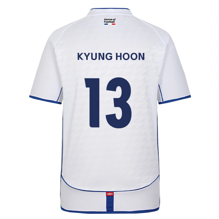 Danxen Bambino Maglia Kyung-Hoon Park #13 Nero Bianco Rosso Kit Gara Away 2026/27 Maglietta