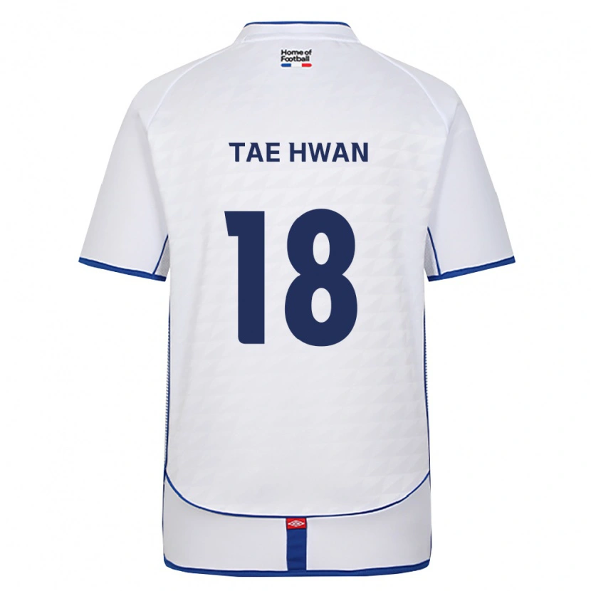 Danxen Bambino Maglia Tae-Hwan Jeong #18 Nero Bianco Rosso Kit Gara Away 2026/27 Maglietta
