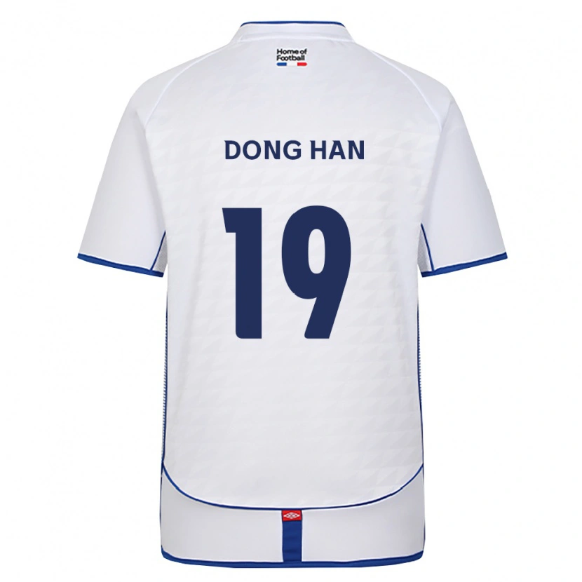 Danxen Bambino Maglia Dong-Han Seo #19 Nero Bianco Rosso Kit Gara Away 2026/27 Maglietta
