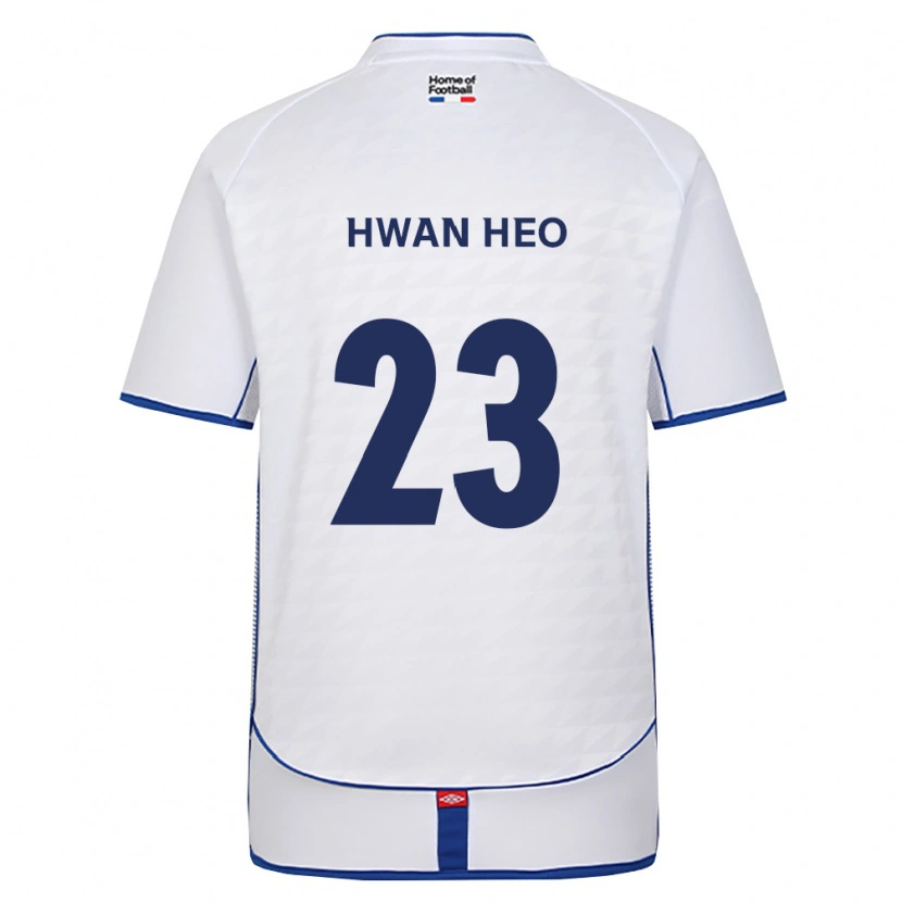 Danxen Bambino Maglia Hwan Heo #23 Nero Bianco Rosso Kit Gara Away 2026/27 Maglietta
