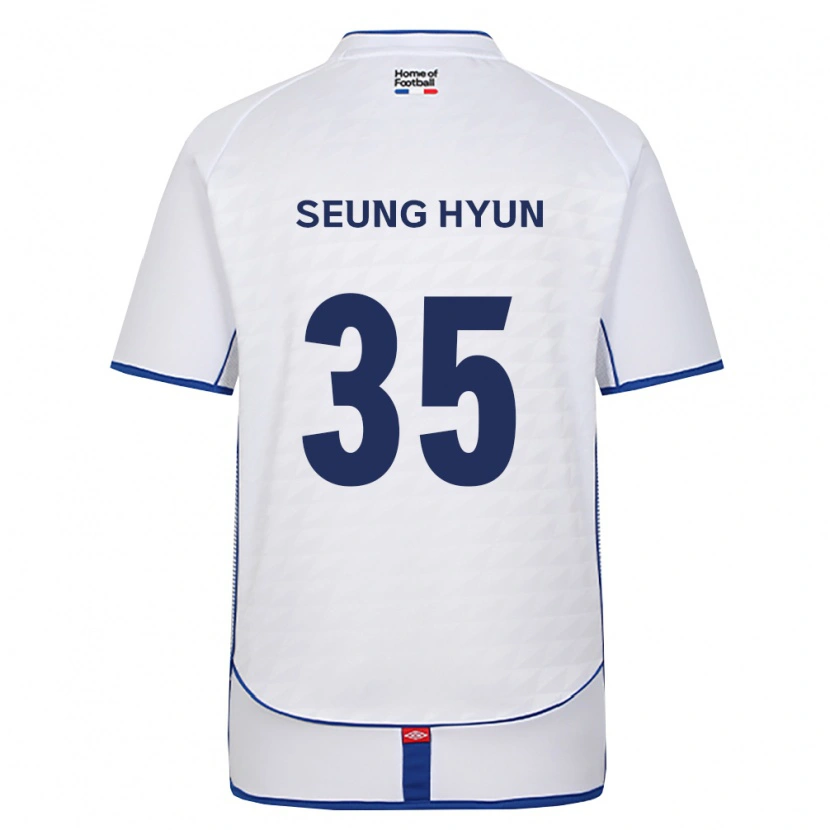 Danxen Bambino Maglia Seung-Hyun Kim #35 Nero Bianco Rosso Kit Gara Away 2026/27 Maglietta