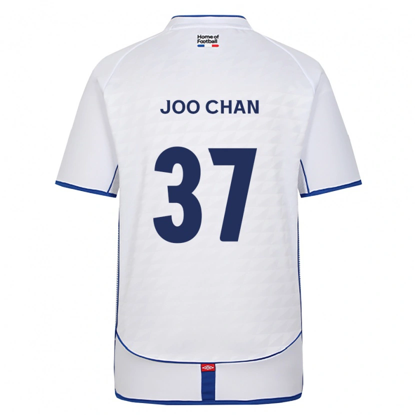 Danxen Bambino Maglia Joo-Chan Kim #37 Nero Bianco Rosso Kit Gara Away 2026/27 Maglietta