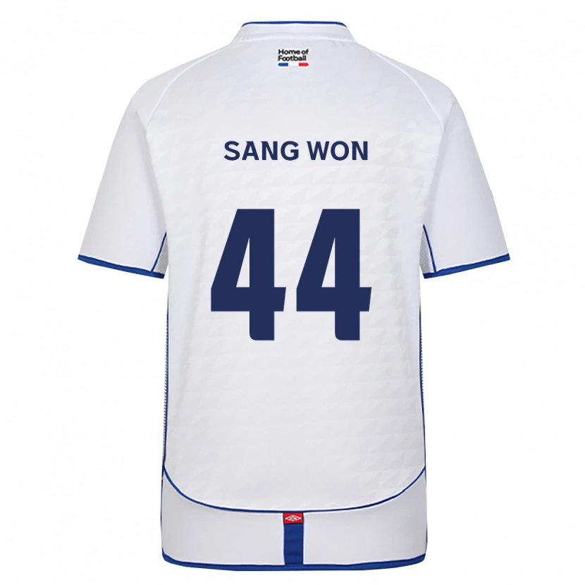 Danxen Bambino Maglia Sang-Won Hong #44 Nero Bianco Rosso Kit Gara Away 2026/27 Maglietta