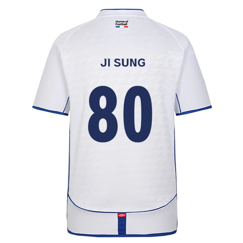 Danxen Bambino Maglia Ji-Sung Kim #80 Nero Bianco Rosso Kit Gara Away 2026/27 Maglietta