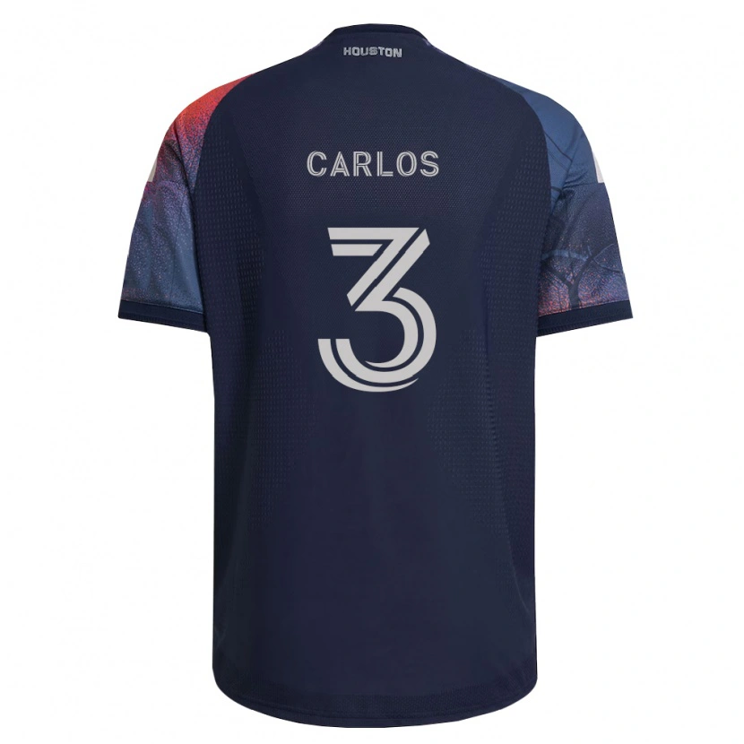 Danxen Bambino Maglia Antônio Carlos #3 Blu Scuro Bianco Arancio Kit Gara Away 2026/27 Maglietta