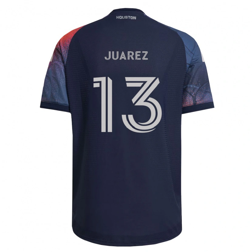 Danxen Bambino Maglia Jathan Juarez #13 Blu Scuro Bianco Arancio Kit Gara Away 2026/27 Maglietta