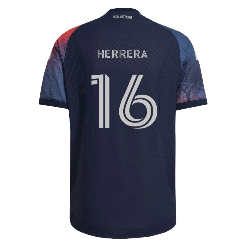 Danxen Bambino Maglia Héctor Herrera #16 Blu Scuro Bianco Arancio Kit Gara Away 2026/27 Maglietta