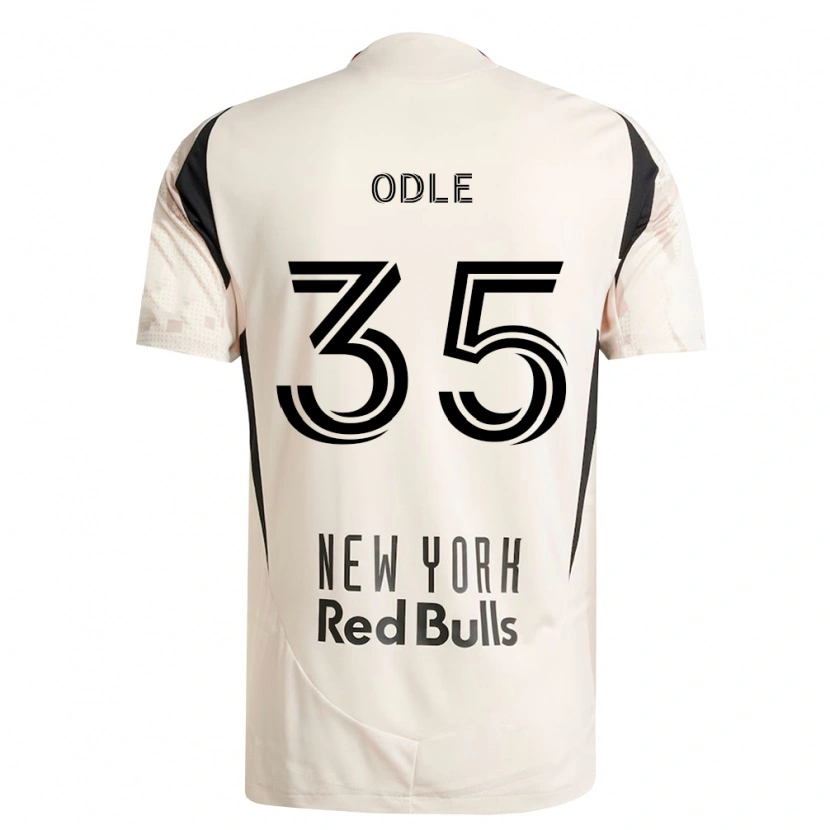 Danxen Bambino Maglia Dallas Odle #35 Bianco Sporco Rosso Nero Kit Gara Away 2026/27 Maglietta