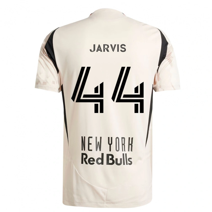 Danxen Bambino Maglia Aiden Jarvis #44 Bianco Sporco Rosso Nero Kit Gara Away 2026/27 Maglietta