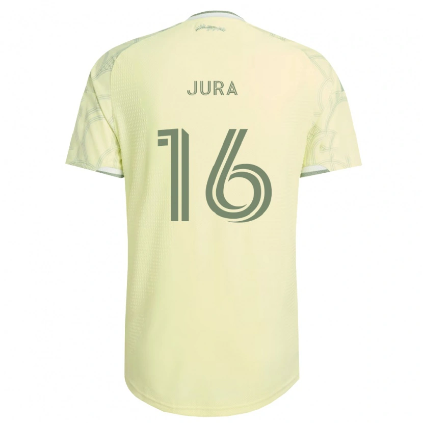 Danxen Bambino Maglia Sawyer Jura #16 Bianco Beige Kit Gara Away 2026/27 Maglietta