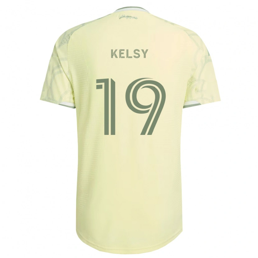 Danxen Bambino Maglia Kevin Kelsy #19 Bianco Beige Kit Gara Away 2026/27 Maglietta