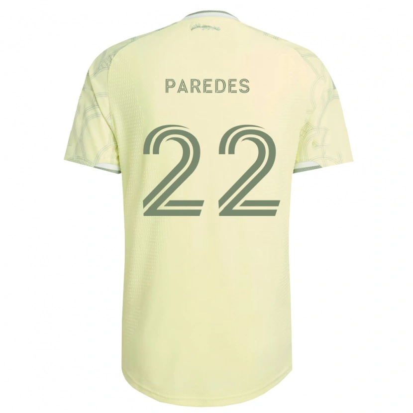 Danxen Bambino Maglia Cristhian Paredes #22 Bianco Beige Kit Gara Away 2026/27 Maglietta