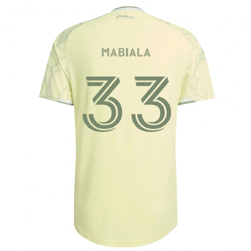 Danxen Bambino Maglia Larrys Mabiala #33 Bianco Beige Kit Gara Away 2026/27 Maglietta