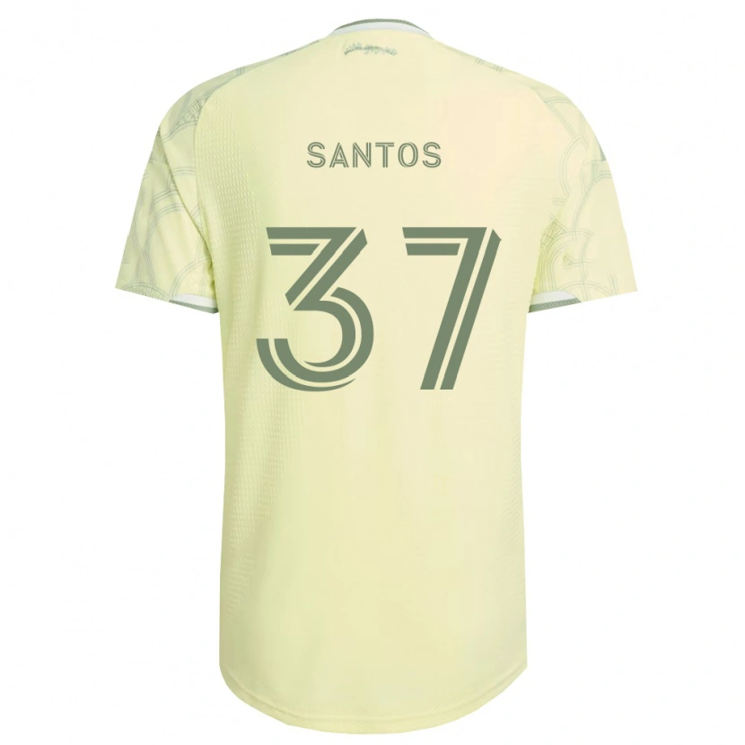 Danxen Bambino Maglia Noah Santos #37 Bianco Beige Kit Gara Away 2026/27 Maglietta