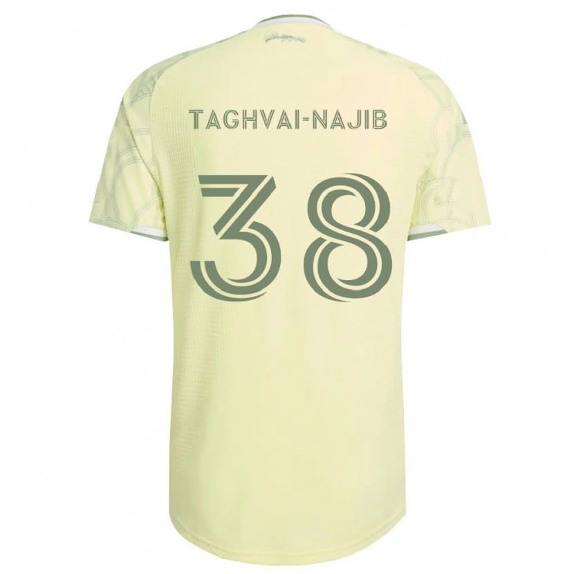 Danxen Bambino Maglia Braxton Taghvai-Najib #38 Bianco Beige Kit Gara Away 2026/27 Maglietta