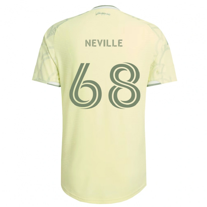 Danxen Bambino Maglia Harvey Neville #68 Bianco Beige Kit Gara Away 2026/27 Maglietta
