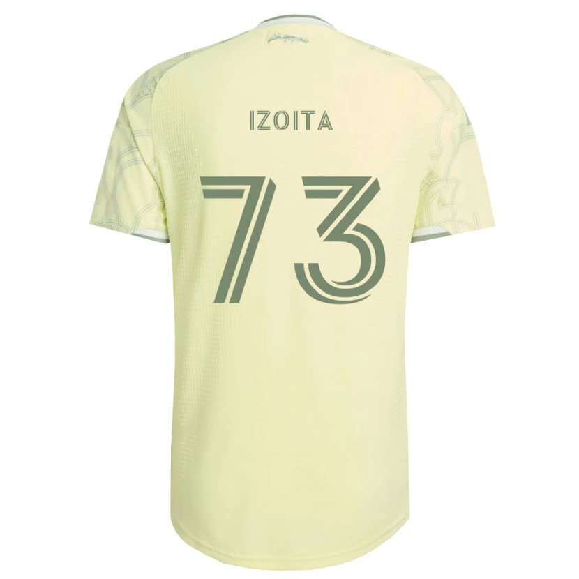 Danxen Bambino Maglia Eric Izoita #73 Bianco Beige Kit Gara Away 2026/27 Maglietta
