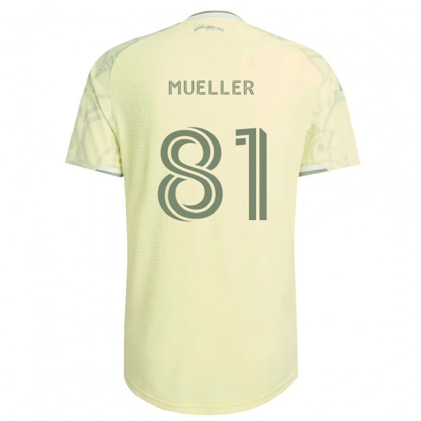 Danxen Bambino Maglia Henry Mueller #81 Bianco Beige Kit Gara Away 2026/27 Maglietta