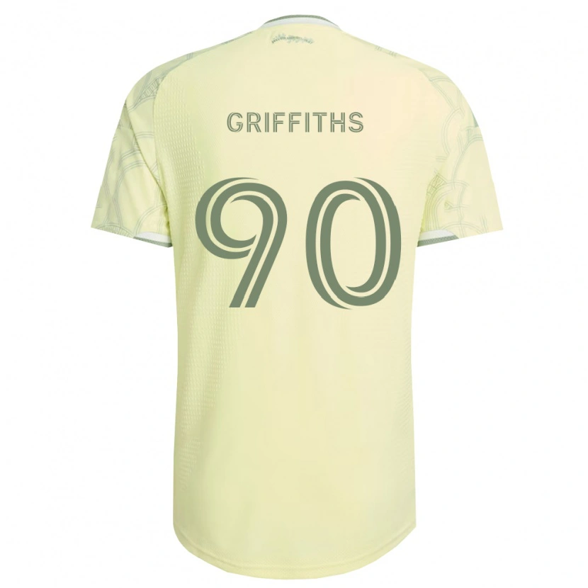 Danxen Bambino Maglia Reo Griffiths #90 Bianco Beige Kit Gara Away 2026/27 Maglietta