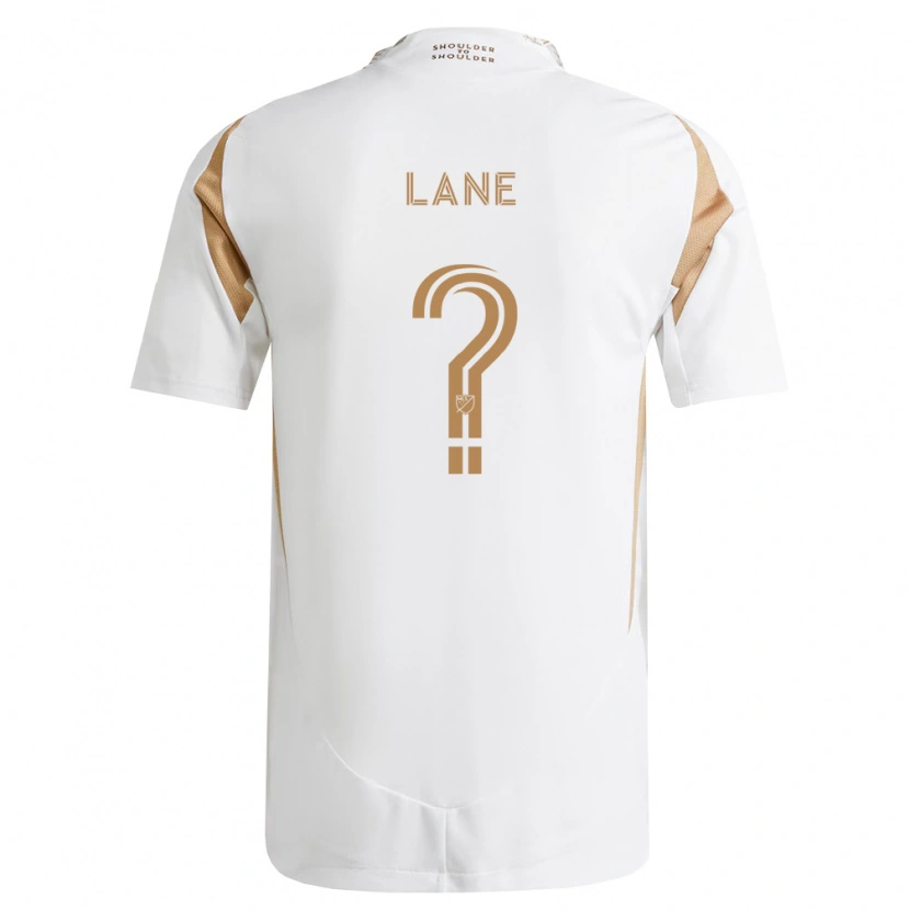 Danxen Bambino Maglia James Lane #0 Bianco Marrone Kit Gara Away 2026/27 Maglietta