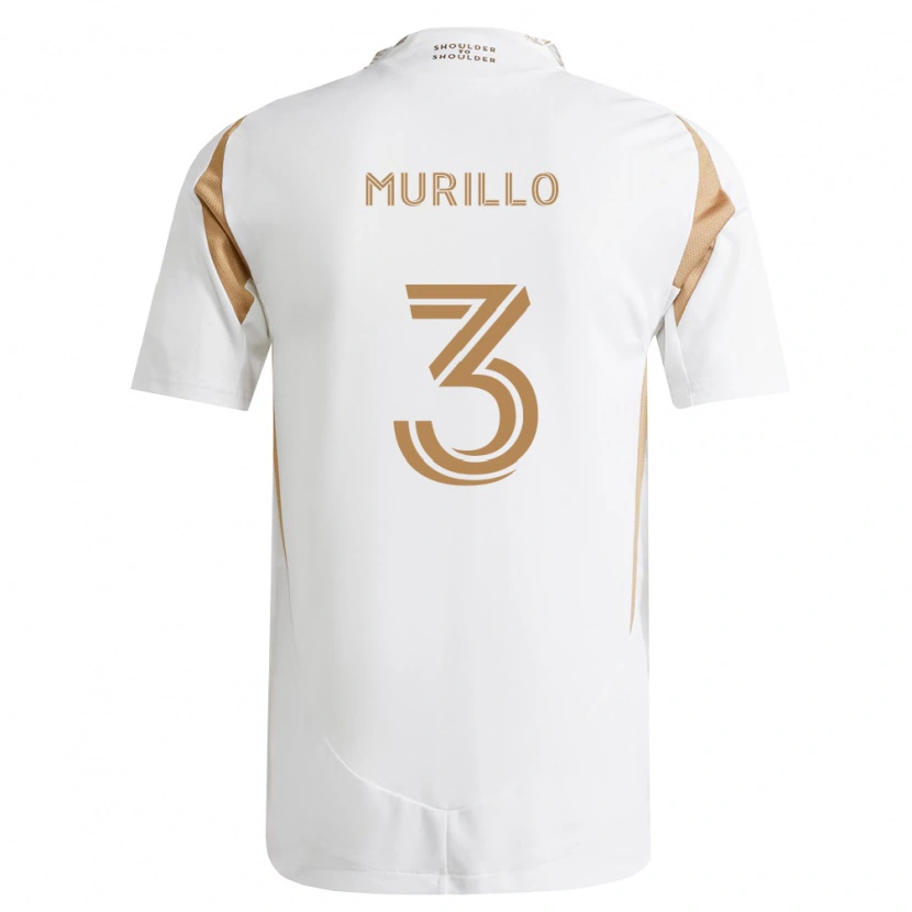 Danxen Bambino Maglia Jesús Murillo #3 Bianco Marrone Kit Gara Away 2026/27 Maglietta