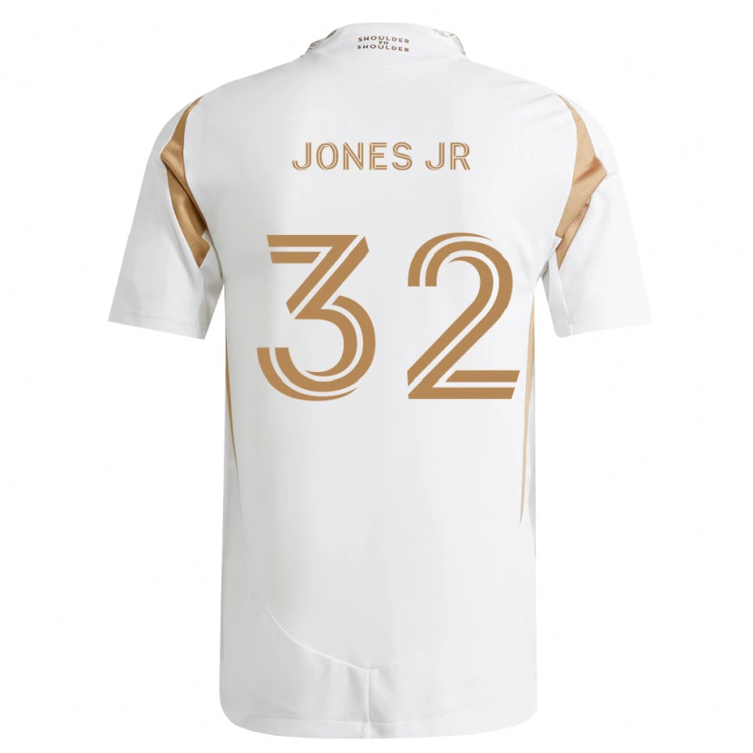 Danxen Bambino Maglia Deryk Jones Jr #32 Bianco Marrone Kit Gara Away 2026/27 Maglietta