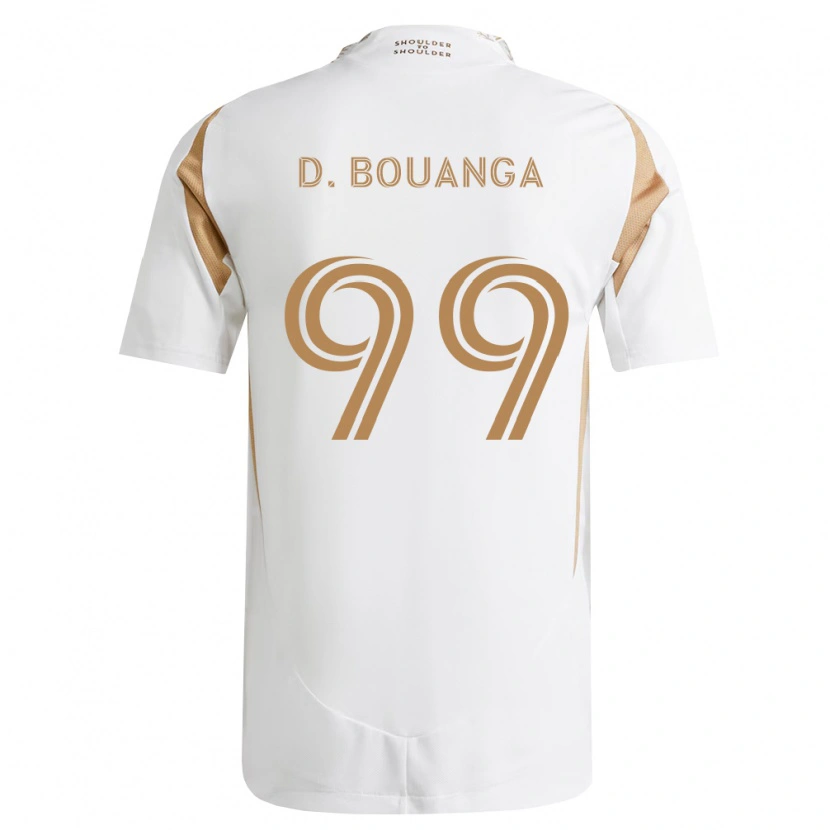 Danxen Bambino Maglia Denis Bouanga #99 Bianco Marrone Kit Gara Away 2026/27 Maglietta