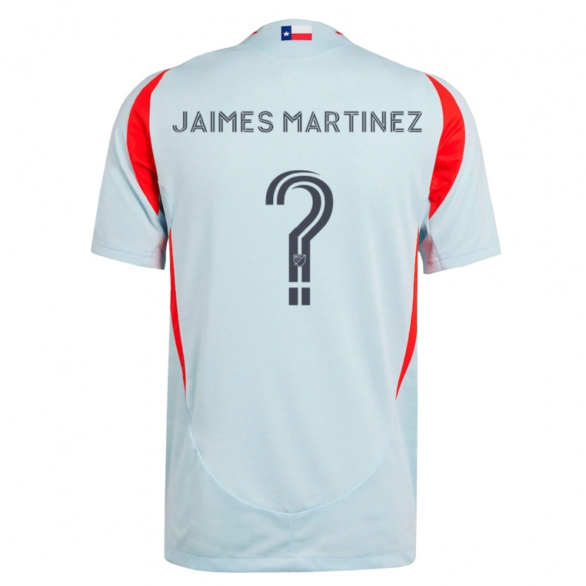 Danxen Bambino Maglia David Jaimes Martinez #0 Grigio Scuro Bianco Rosso Kit Gara Away 2026/27 Maglietta