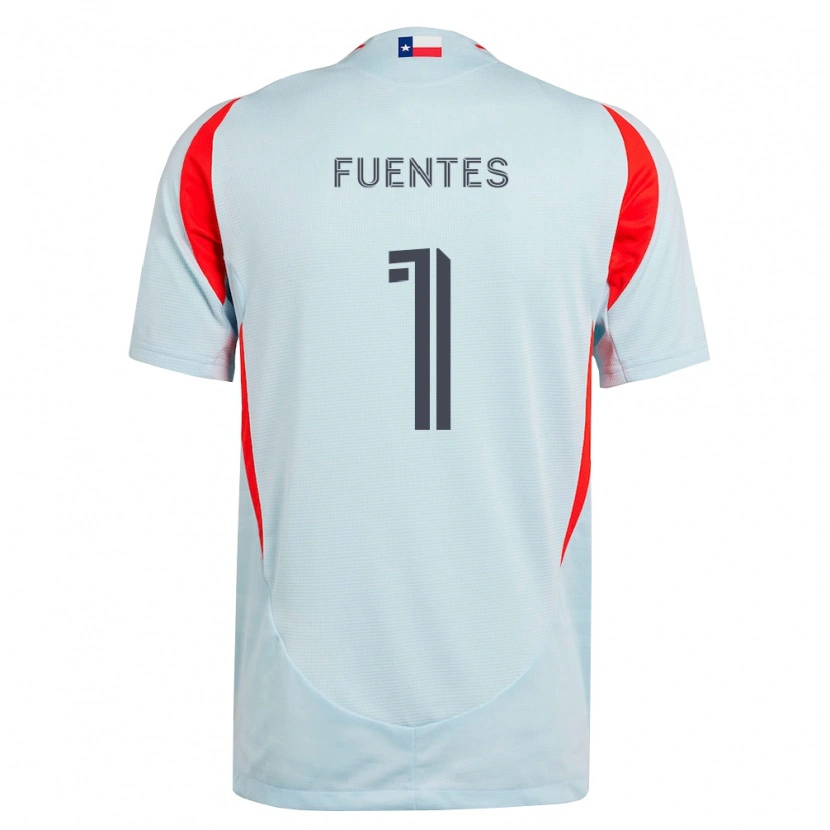 Danxen Bambino Maglia Eliezer Fuentes #1 Grigio Scuro Bianco Rosso Kit Gara Away 2026/27 Maglietta
