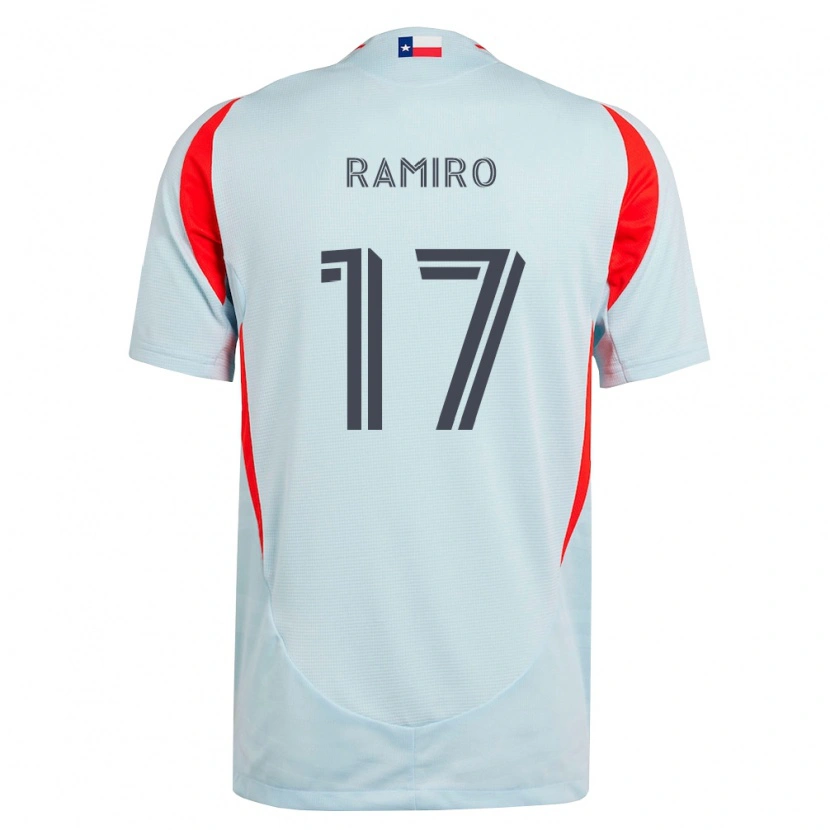 Danxen Bambino Maglia Ramiro Moschen Benetti #17 Grigio Scuro Bianco Rosso Kit Gara Away 2026/27 Maglietta