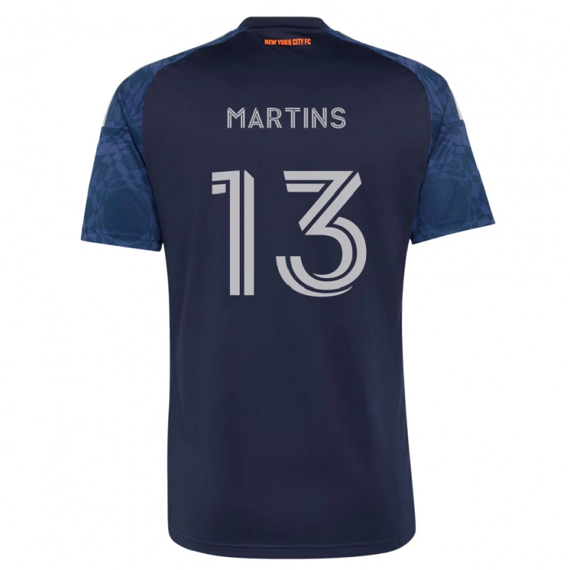 Danxen Bambino Maglia Thiago Martins #13 Blu Scuro Bianco Kit Gara Away 2026/27 Maglietta