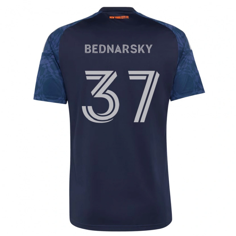 Danxen Bambino Maglia Stevo Bednarsky #37 Blu Scuro Bianco Kit Gara Away 2026/27 Maglietta