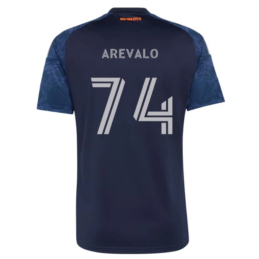 Danxen Bambino Maglia Ronny Arévalo #74 Blu Scuro Bianco Kit Gara Away 2026/27 Maglietta