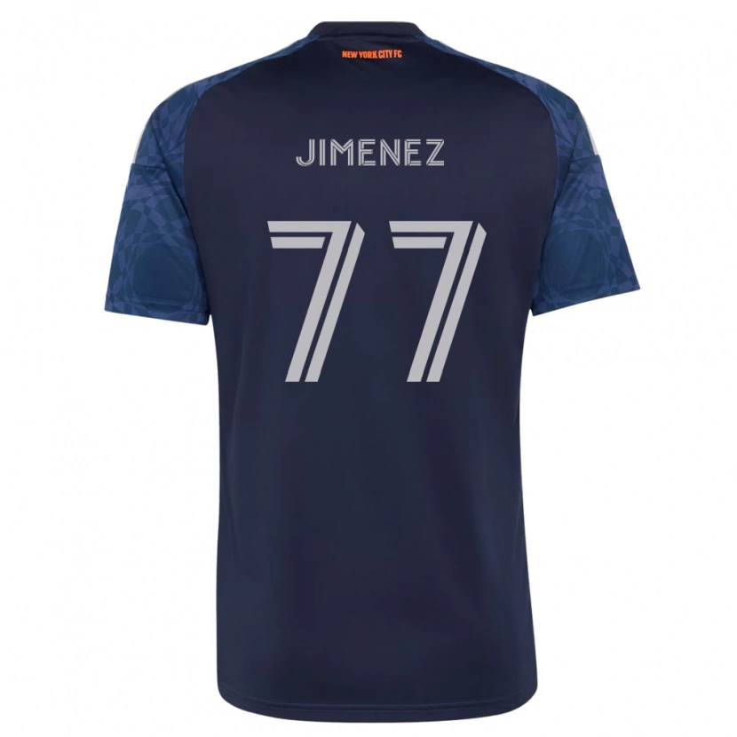 Danxen Bambino Maglia Jonathan Jiménez #77 Blu Scuro Bianco Kit Gara Away 2026/27 Maglietta