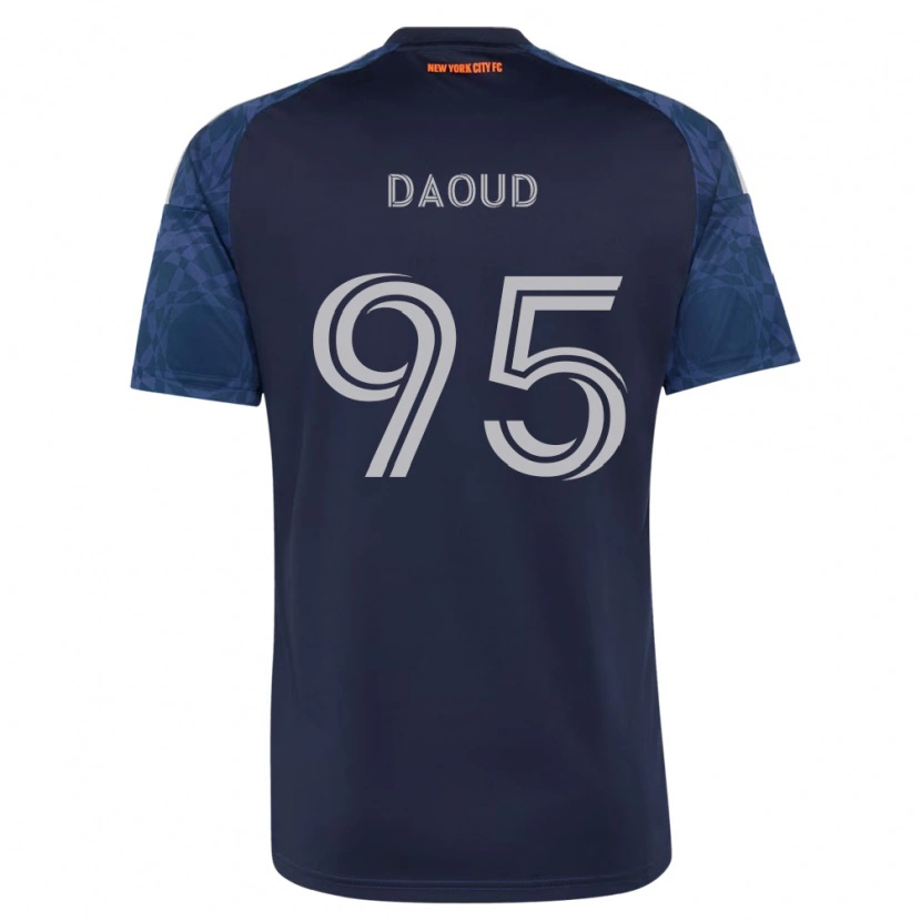 Danxen Bambino Maglia Rami Daoud #95 Blu Scuro Bianco Kit Gara Away 2026/27 Maglietta