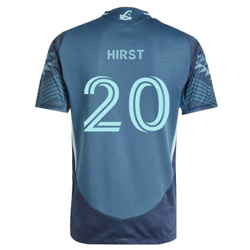 Danxen Bambino Maglia Sophie Hirst #20 Blu Navy Verde Kit Gara Away 2026/27 Maglietta