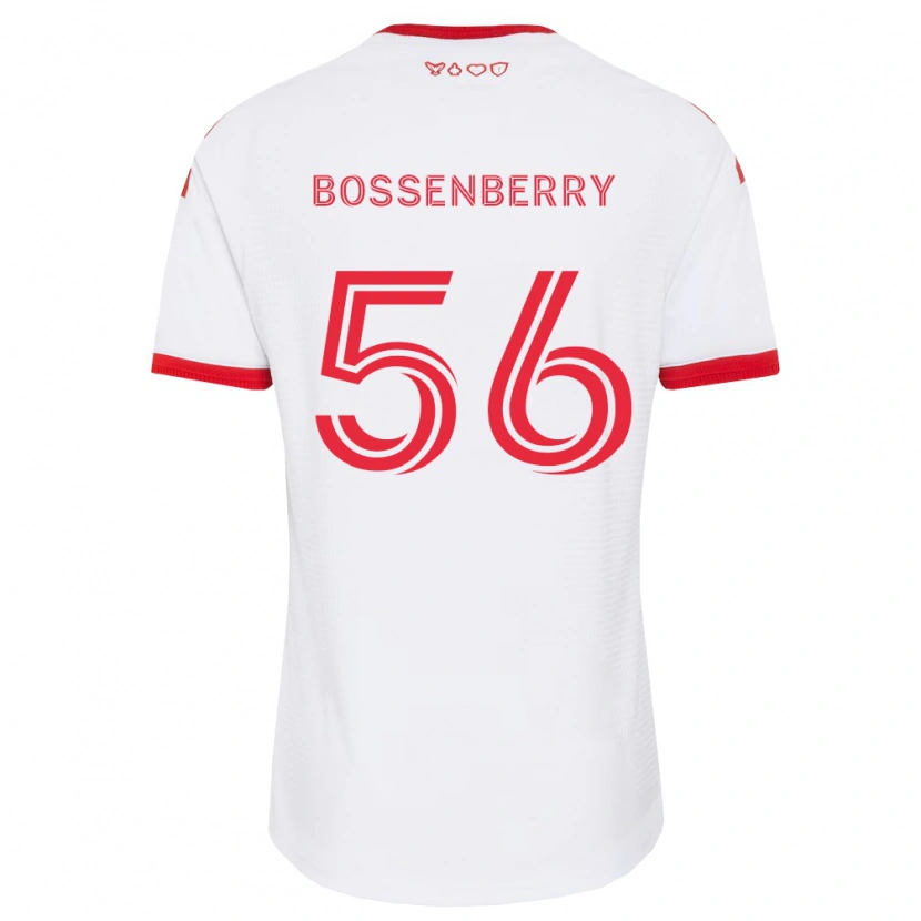 Danxen Bambino Maglia Antone Bossenberry #56 Bianco Rosso Nero Kit Gara Away 2026/27 Maglietta