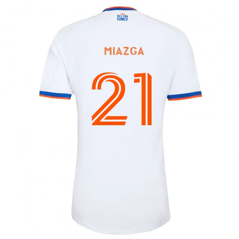 Danxen Bambino Maglia Matt Miazga #21 Bianco Blu Navy Arancio Kit Gara Away 2026/27 Maglietta