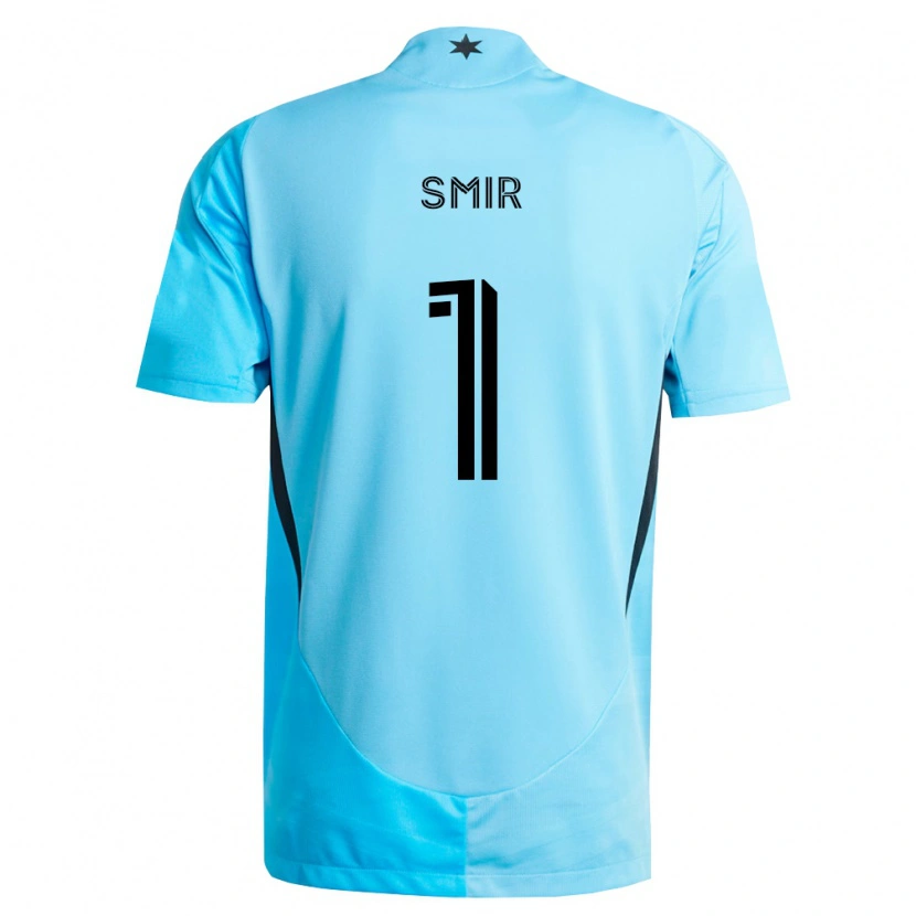 Danxen Bambino Maglia Alec Smir #1 Azzurro Chiaro Nero Kit Gara Away 2026/27 Maglietta
