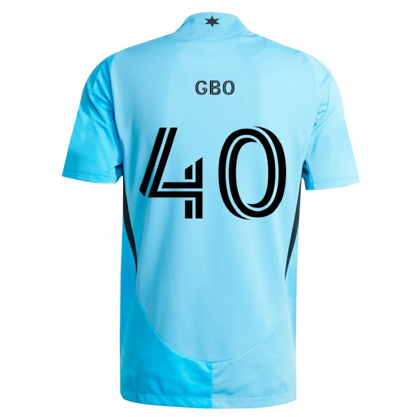 Danxen Bambino Maglia Cedrik Gbo #40 Azzurro Chiaro Nero Kit Gara Away 2026/27 Maglietta
