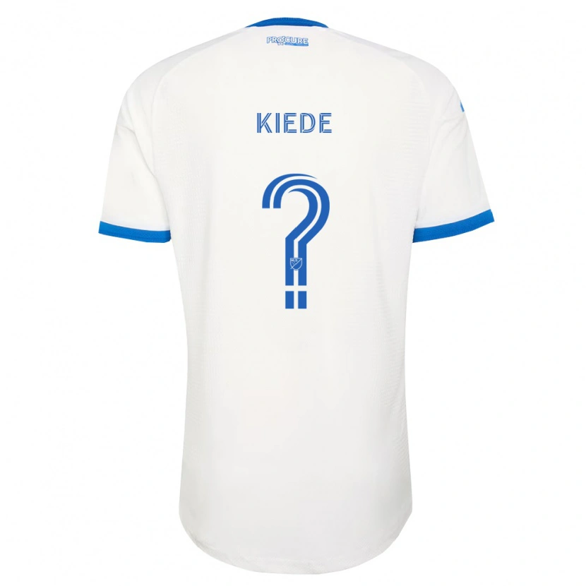 Danxen Bambino Maglia Prince Kiede #0 Azzurro Bianco Kit Gara Away 2026/27 Maglietta