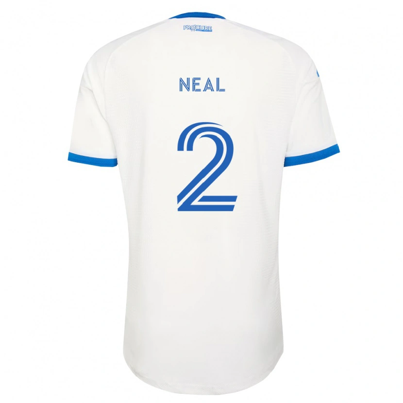 Danxen Bambino Maglia Jalen Neal #2 Azzurro Bianco Kit Gara Away 2026/27 Maglietta