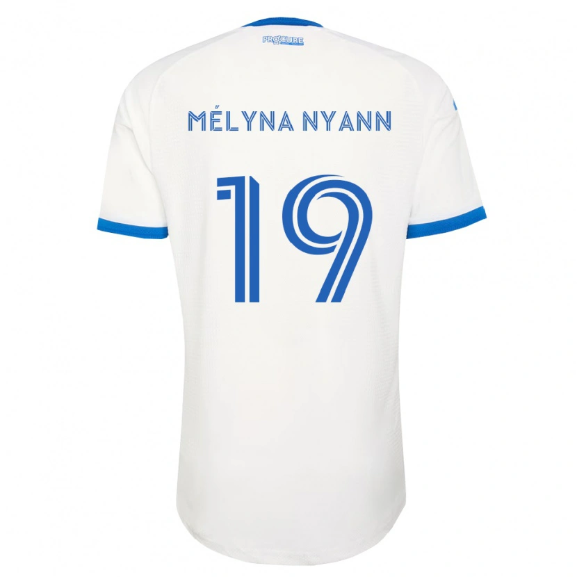 Danxen Bambino Maglia Alexis Mélyna Nyann #19 Azzurro Bianco Kit Gara Away 2026/27 Maglietta