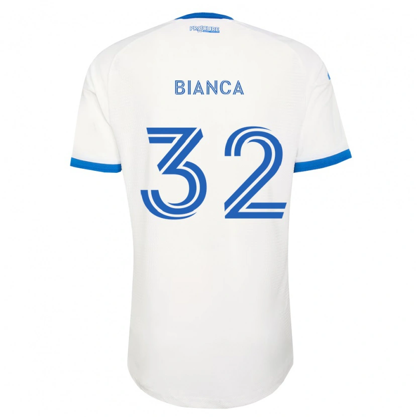 Danxen Bambino Maglia Hanisch Bianca #32 Azzurro Bianco Kit Gara Away 2026/27 Maglietta
