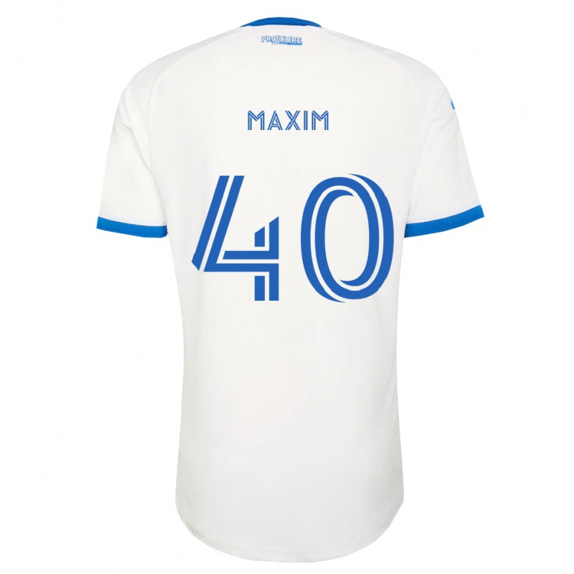 Danxen Bambino Maglia Ellyson Maxim #40 Azzurro Bianco Kit Gara Away 2026/27 Maglietta